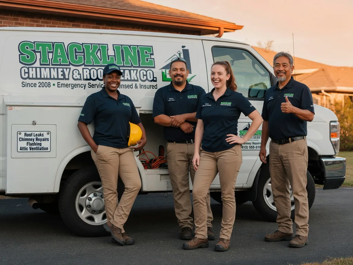 Chimney flashing repair company in Lexington, TX
